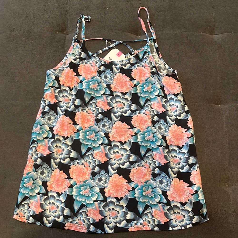 Roxy Girls floral shirt
